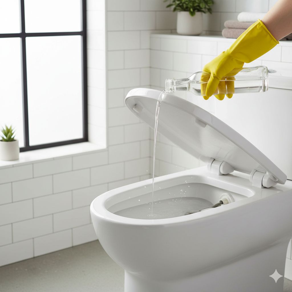 how to clean a toilet tank
